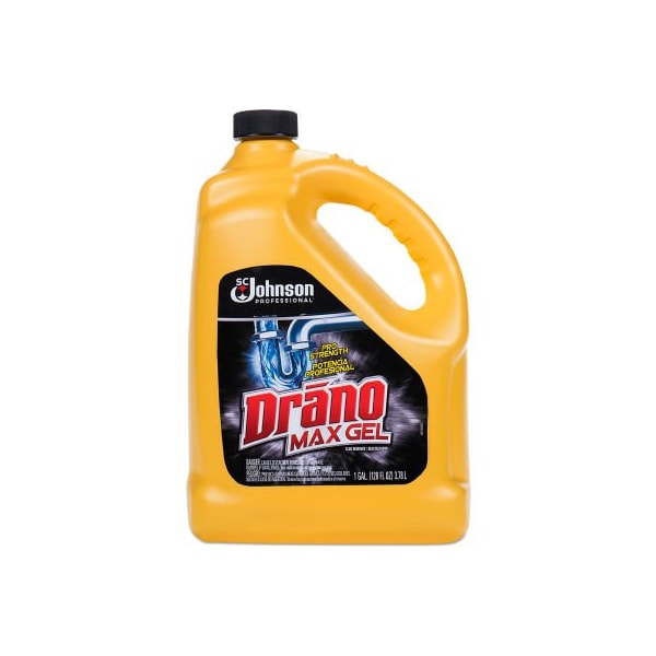 Drano Max Gel Clog Remover, Bleach Scent, 128 Oz. Bottle